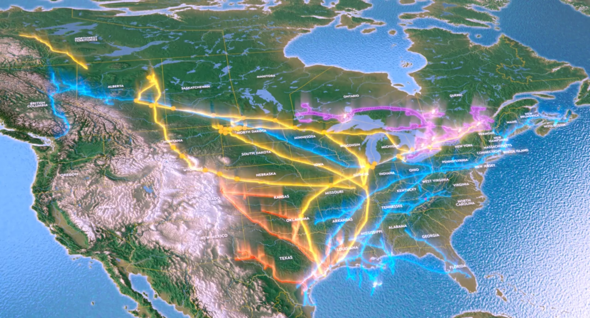 Gas Pipeline Map Usa Interactive Map Of Historical Oil And Gas